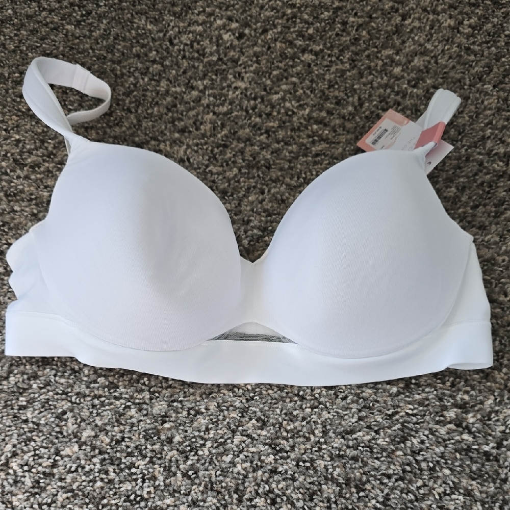Elegant White Women's Bra
